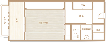和洋室平面図