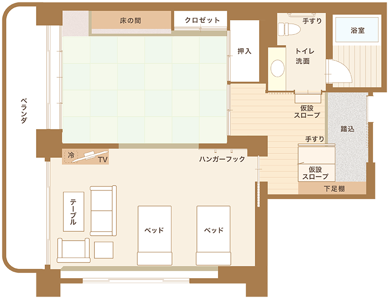 特別室平面図